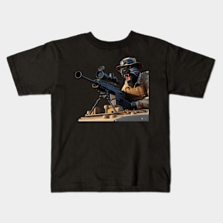 Patriot Panther by focusln Kids T-Shirt